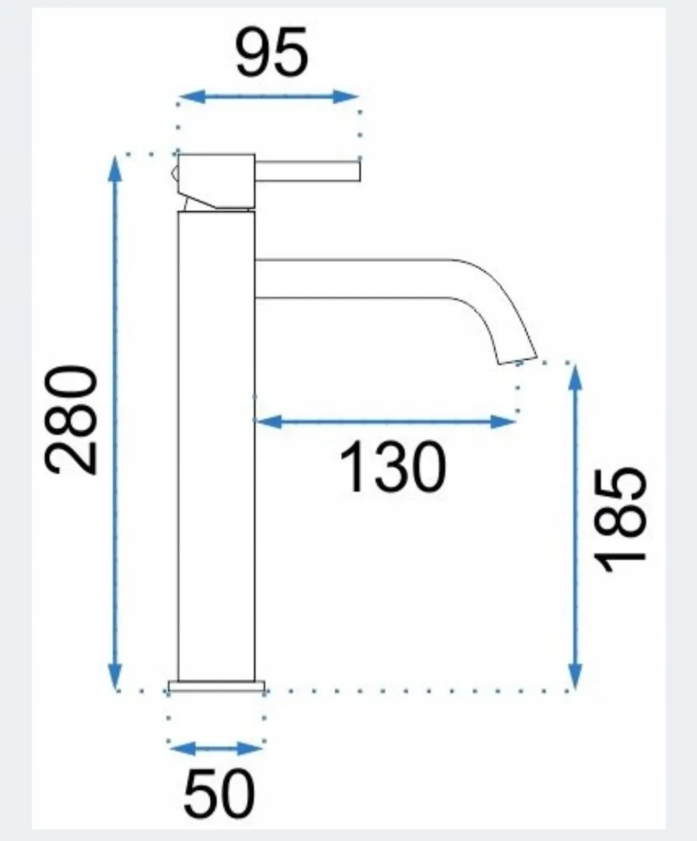 Washbasin set + tap + stopper - Image 2