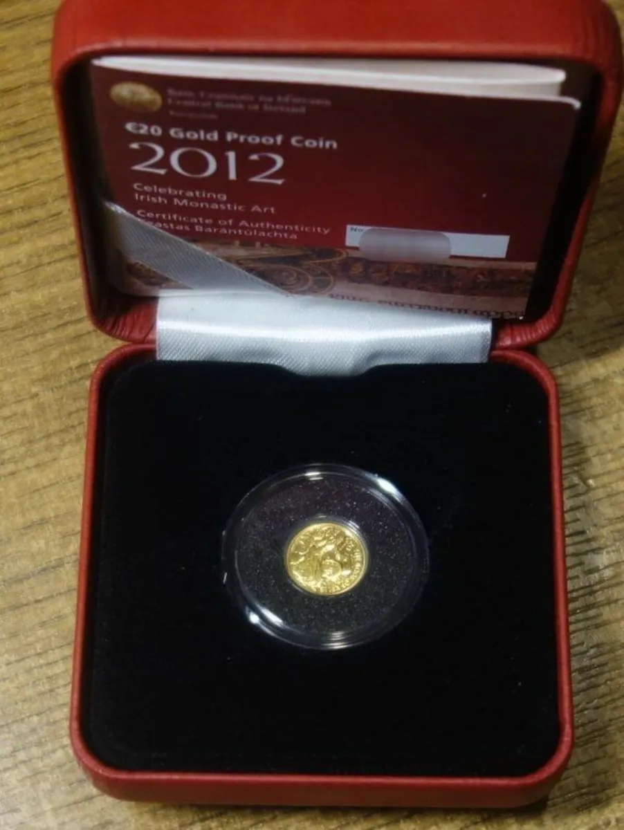 Irish €20 Gold Proof Coin 2012