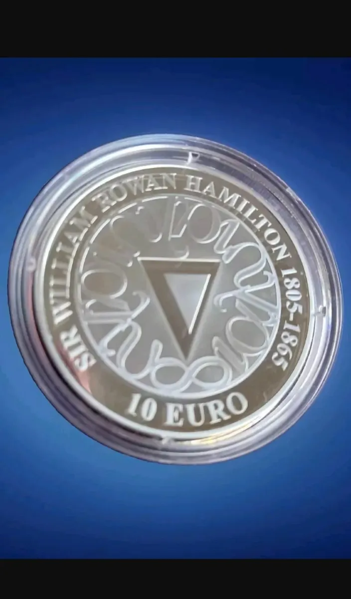 Ireland 10 Euro 2005 William Rowan Hamilton Silver