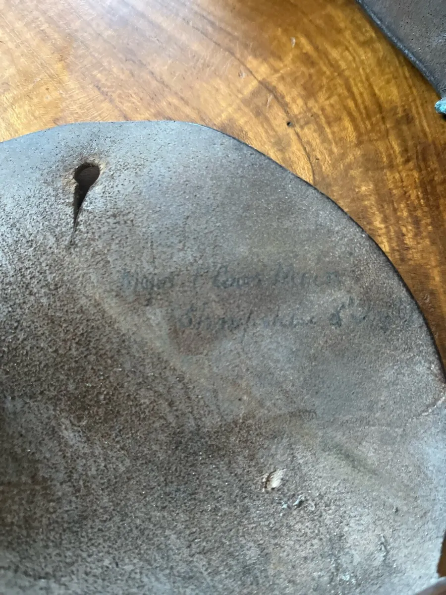 Ww1 Major Signed Sam Browne Belt,Holster and Flask - Image 2