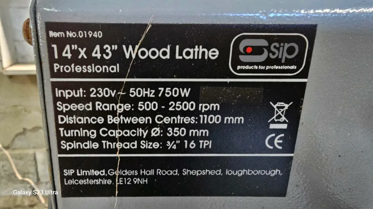 wood lathe - Image 2