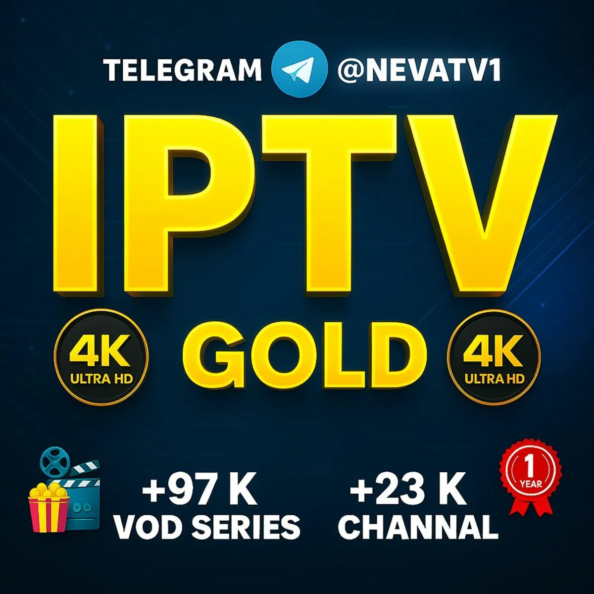 Sub IP-TV Fast Server 4K (All Devices) - 1 year
