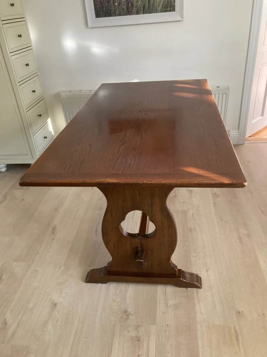 Oak Dining Table - Image 3