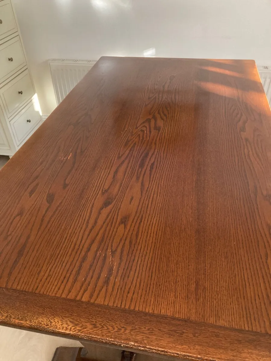 Oak Dining Table - Image 4