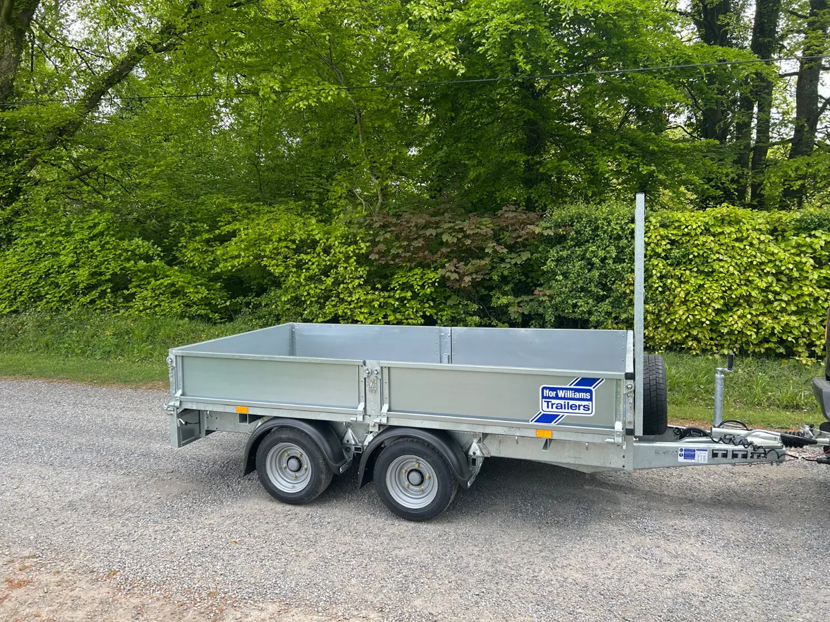 New Ifor Williams 10x5.6 Dropside Trailer - Image 1