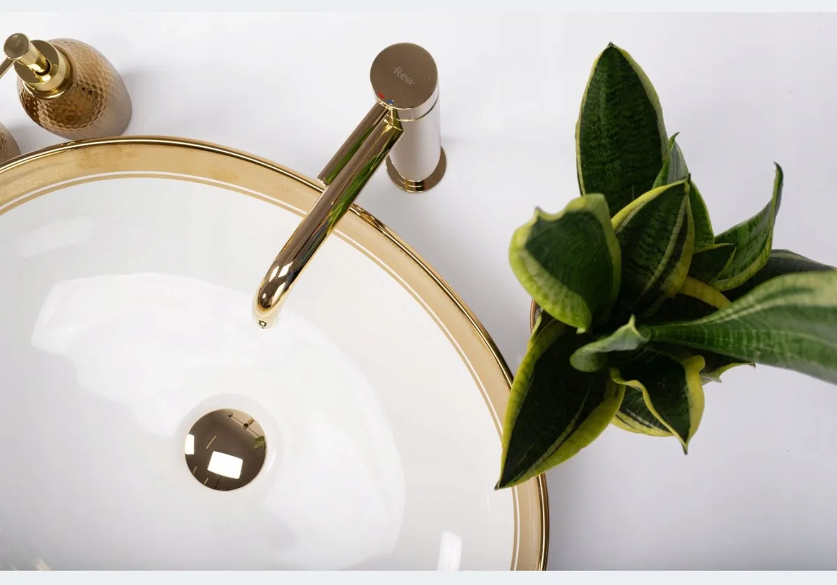 Washbasin set + tap + stopper - Image 2