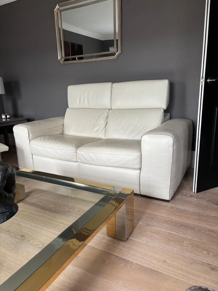 Natuzzi Italian Leather Sofa - Image 1