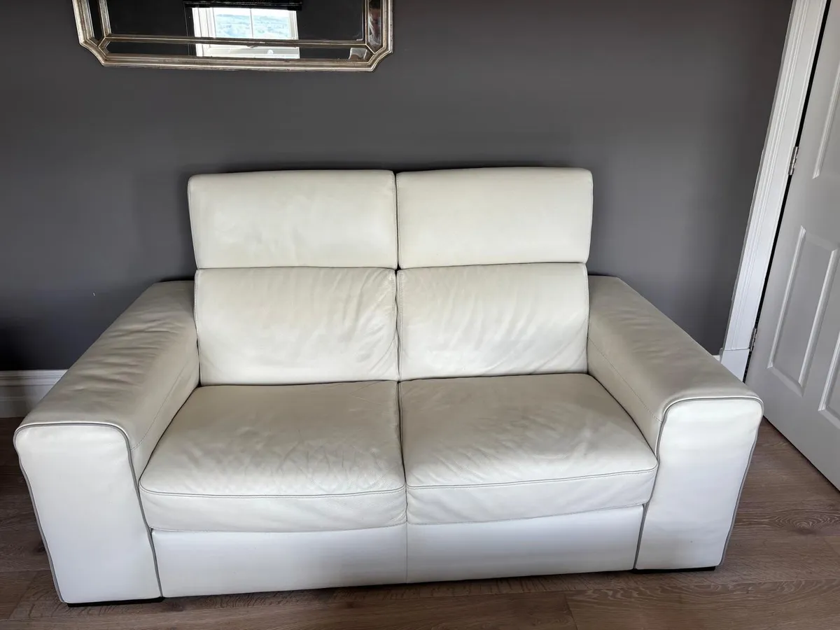 Natuzzi Italian Leather Sofa - Image 2