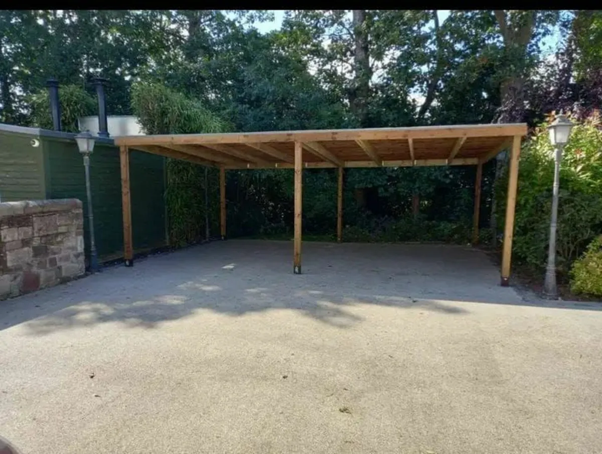 Wooden carport - Image 3