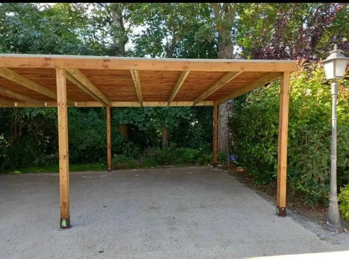 Wooden carport - Image 2