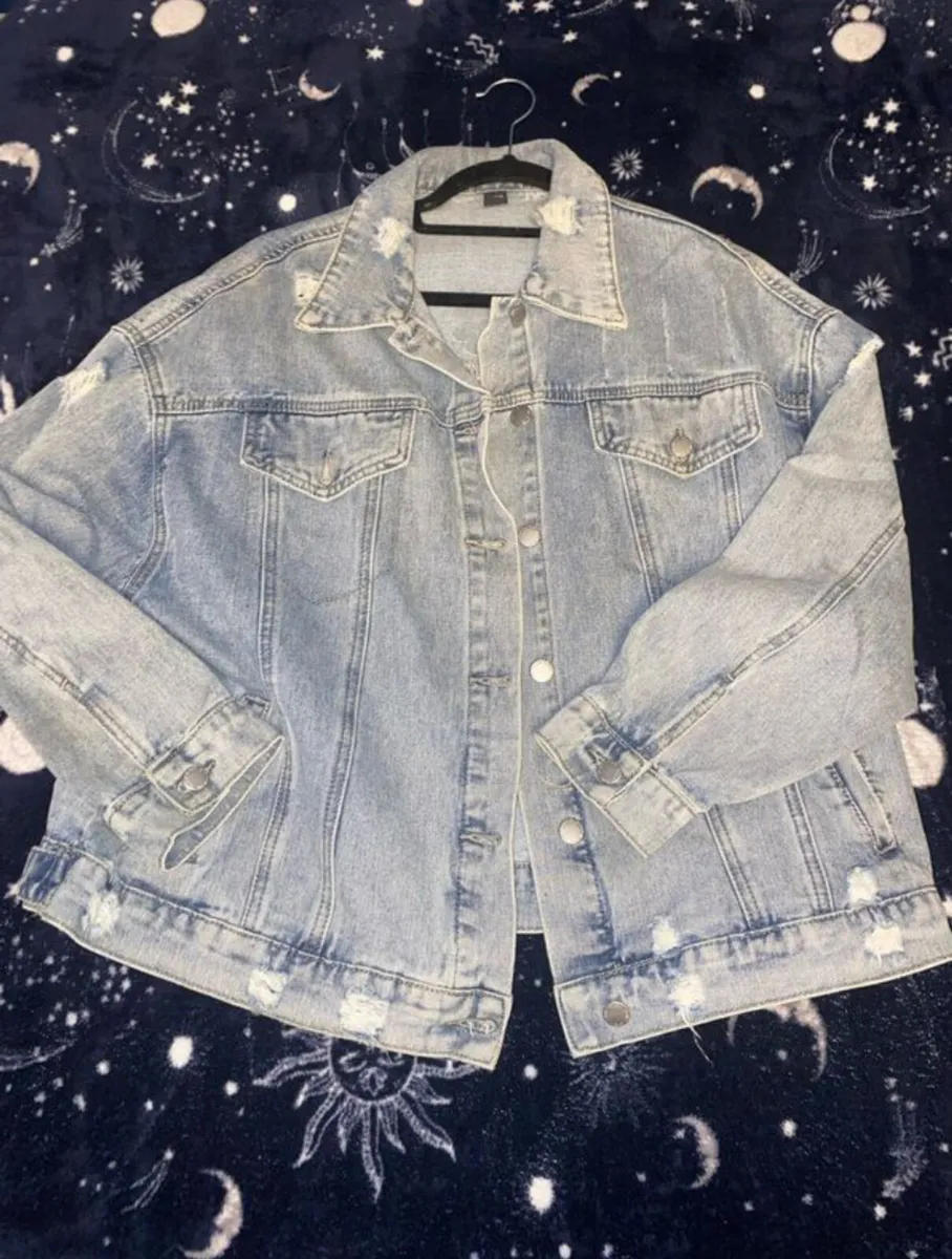 Blue Denim Rock Jacket - Image 3