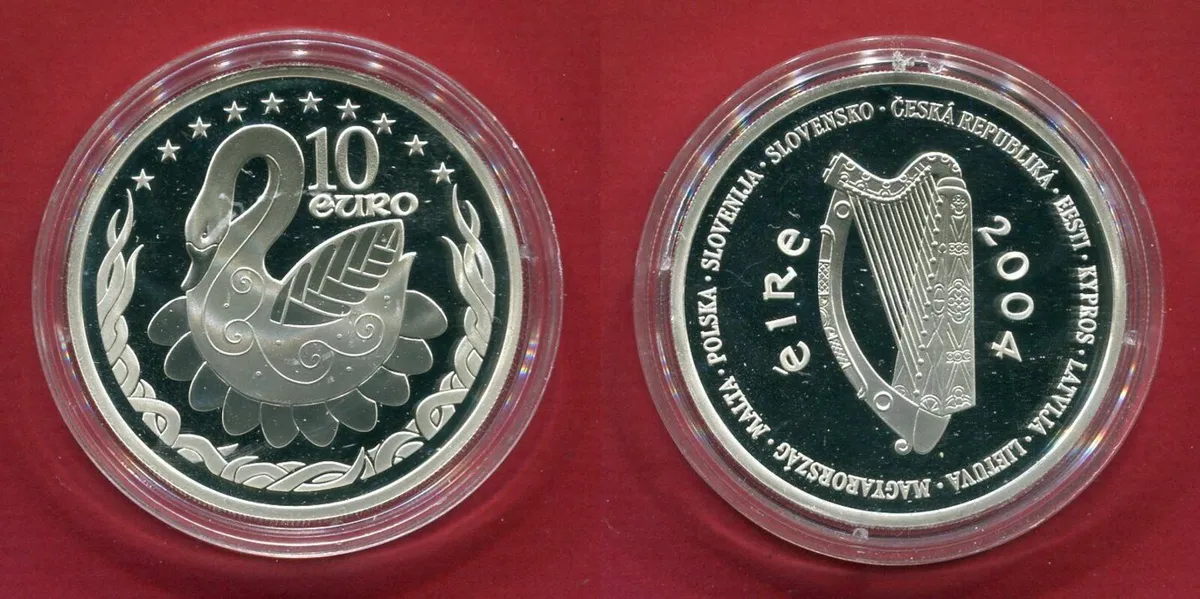 2004 Ireland Republic 10 Euro Celtic Swan - Image 1