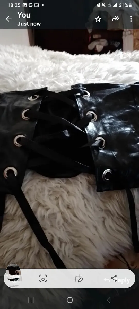 Crossdresser? Lingerie leatherlook - Image 1