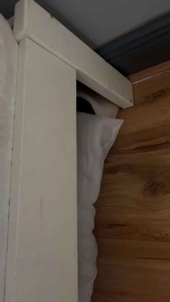 White Wooden Bed Frame Single - Image 2