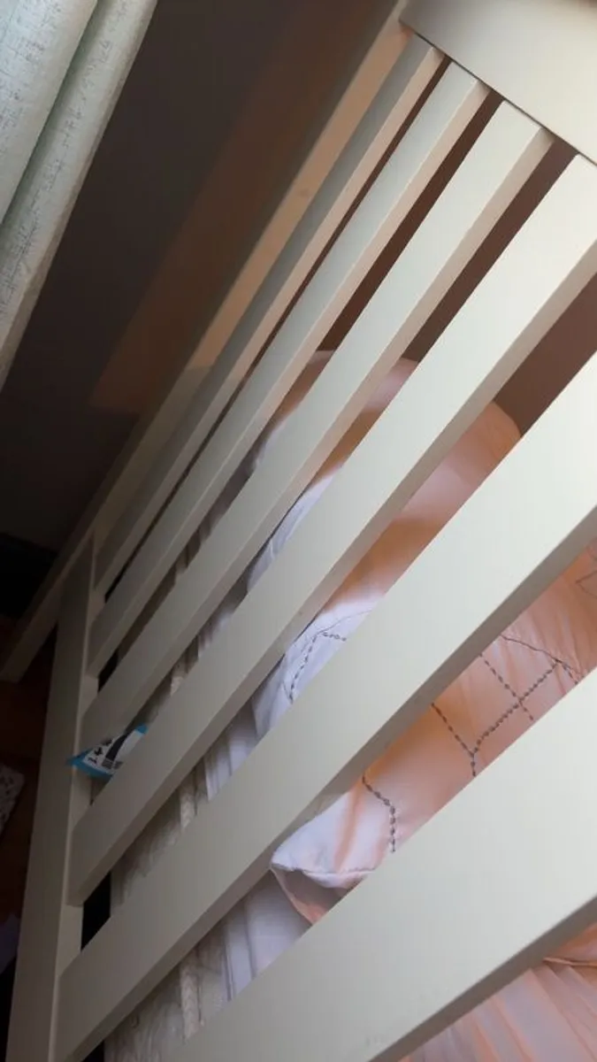White Wooden Bed Frame Single - Image 3