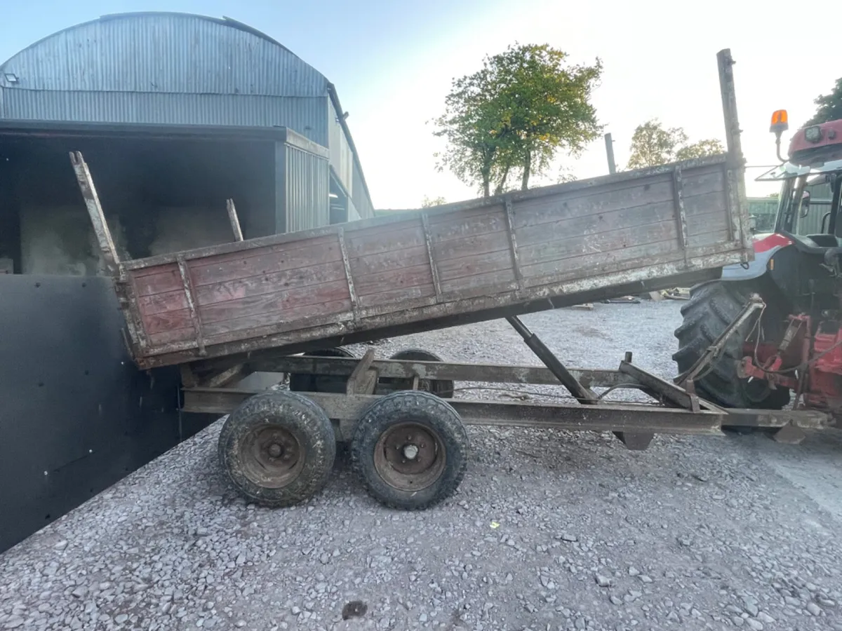 Tractor tipping trailer 12ft x 6ft 6” - Image 1