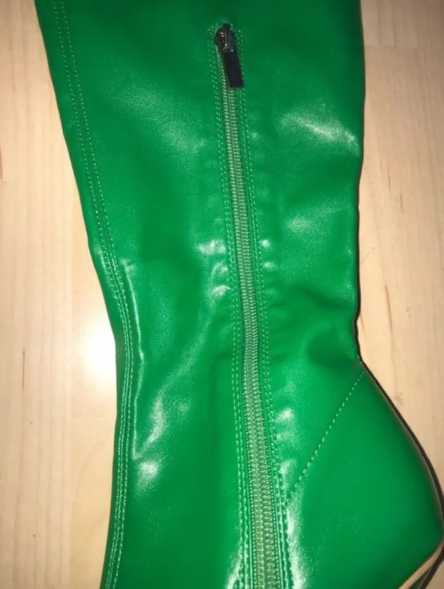Green Over The Knee Boots - Image 3