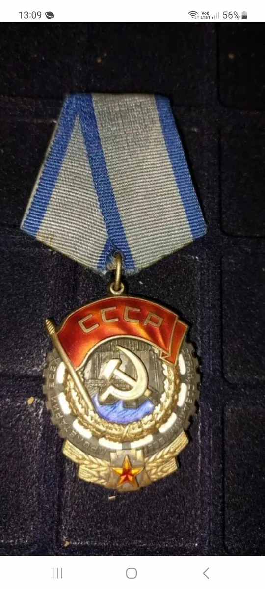 Original, USSR, Soviet Order of the Red Banner of - Image 1
