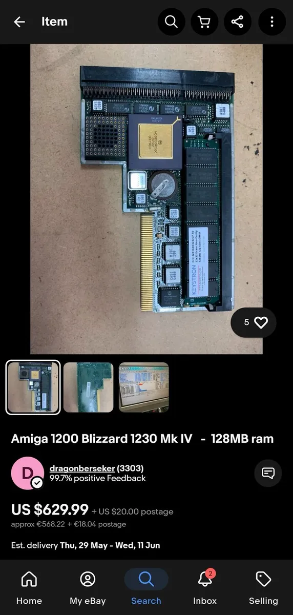 Amiga 1200 Infinitiv Tower +Blizzard 1230 IV 128MB - Image 2
