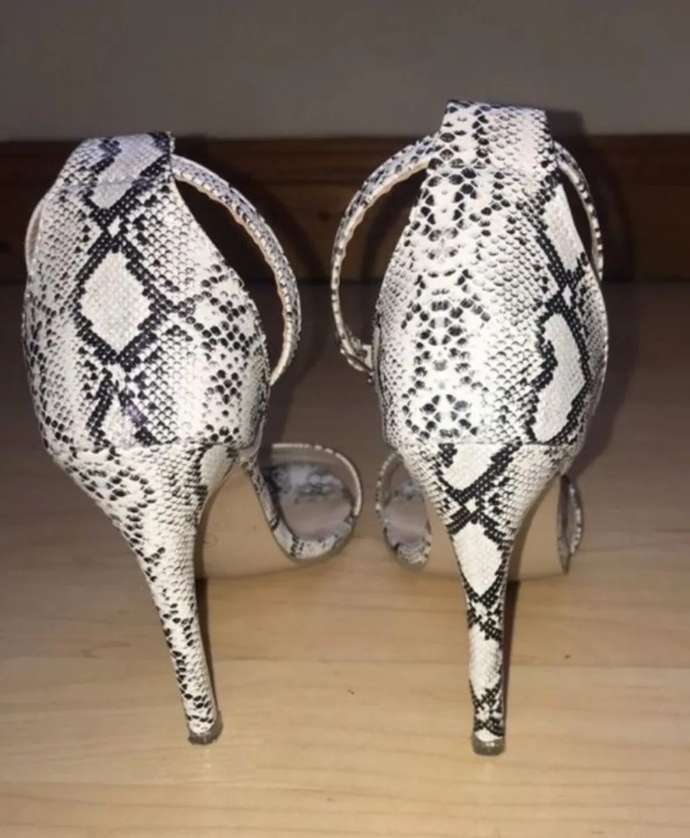 Snake Print Heels - Image 3