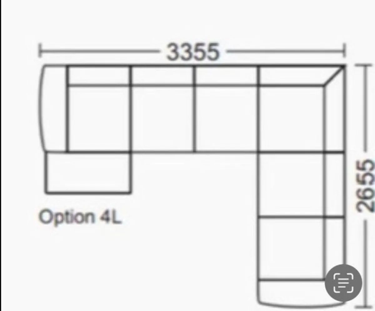 Diamond Furniture Grand Corner Sofa - Image 2