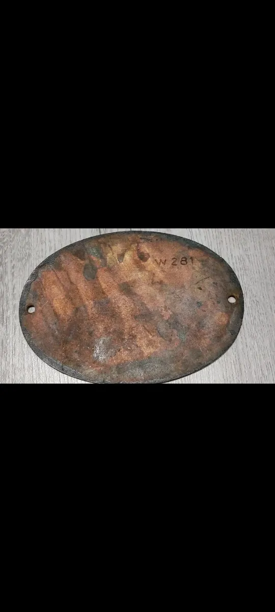 Original sentry safe brass plaque - Image 2