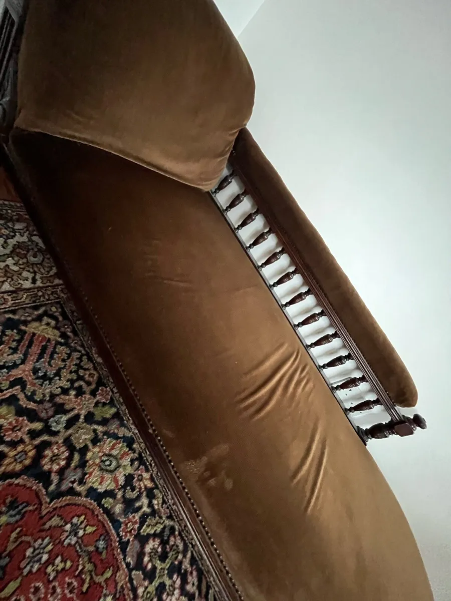 Antique / Vintage Chaise Lounge / Daybed - Image 3