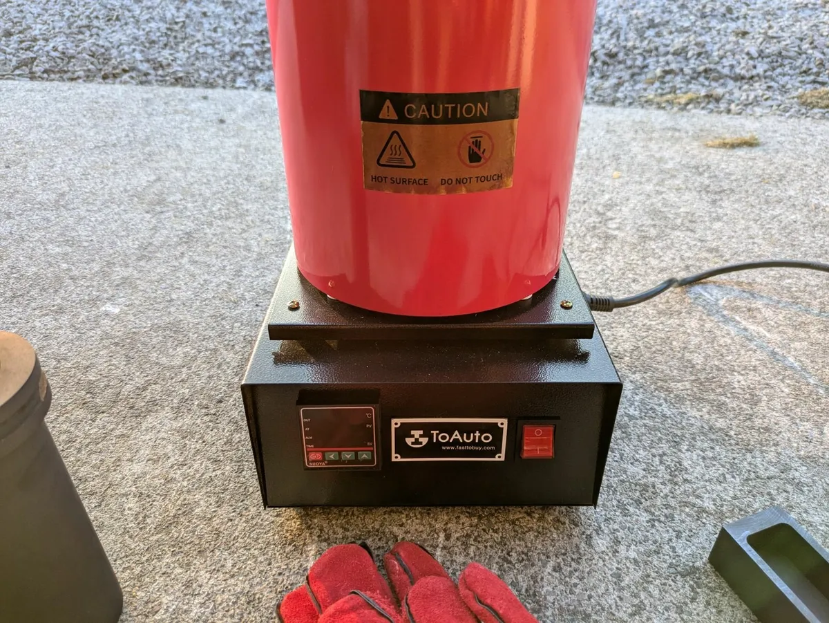 3KG Melting Furnace 1400W - 1100℃ - Image 4