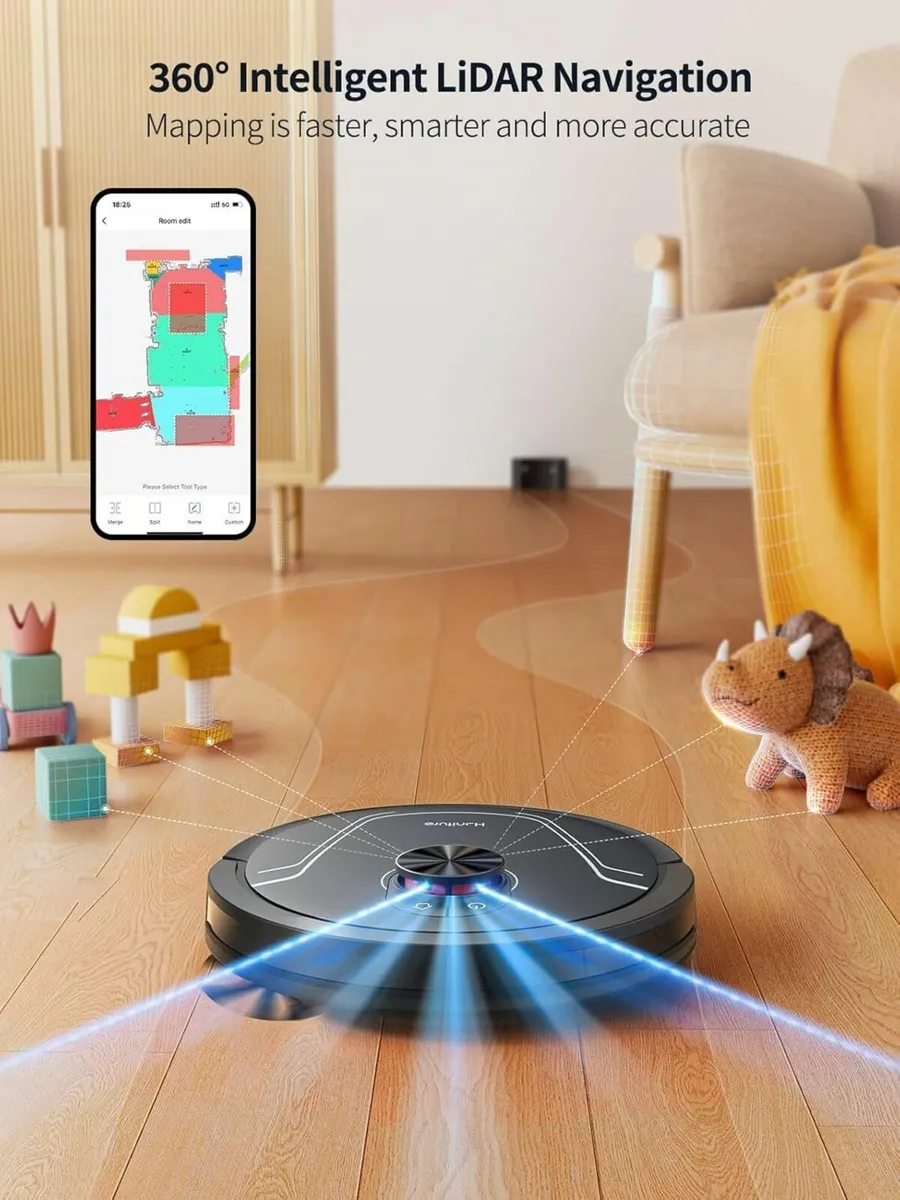 Robot Vacuum Cleaner Mop, Ultra Strong Suction - Image 2