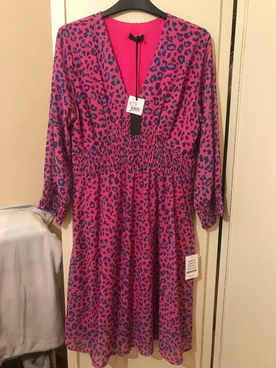 New Pink & Purple Dress Size 12. - Image 1