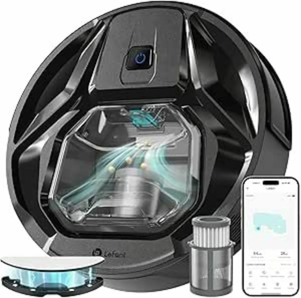 Robot Vacuum Cleaner With Mop Strong Suction - Image 2