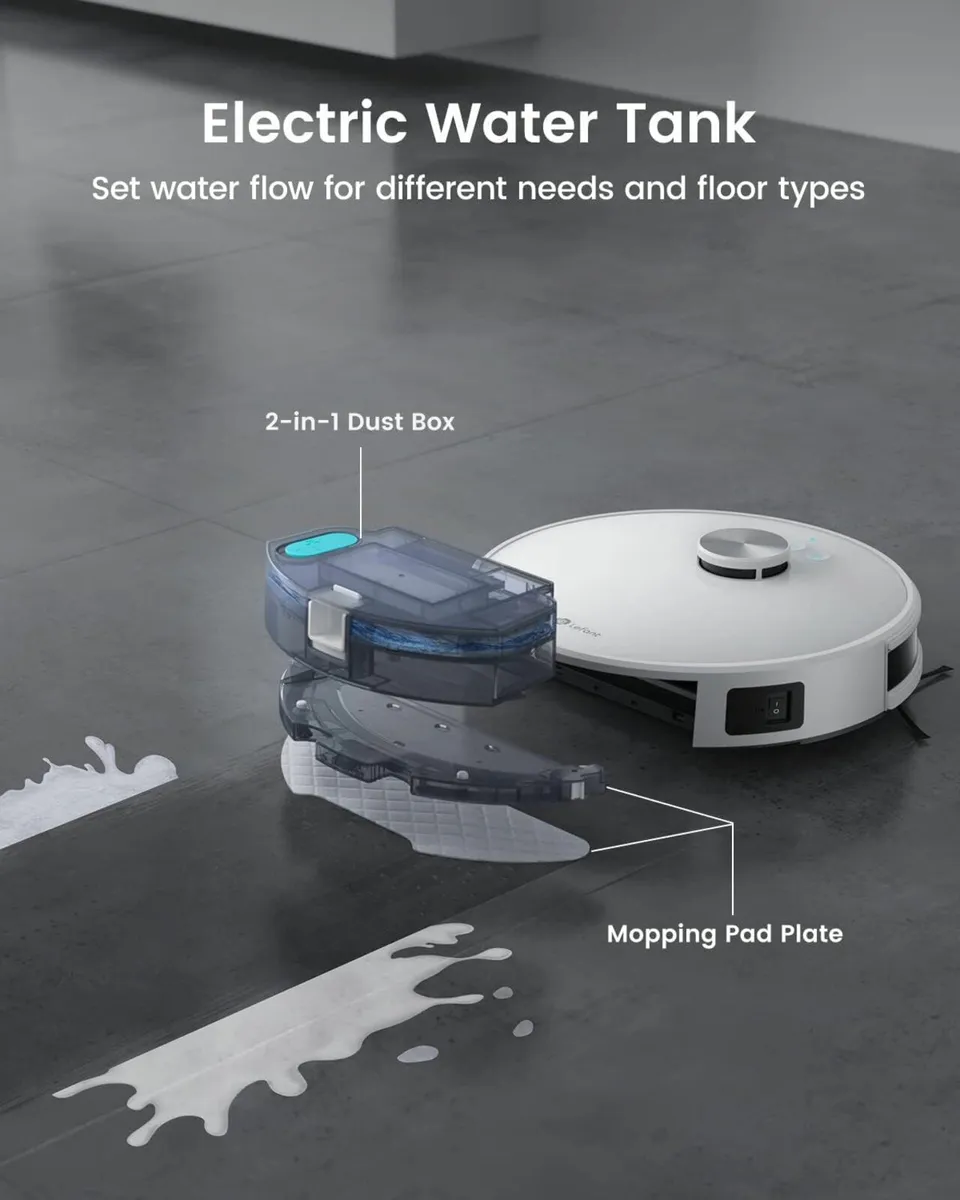 Robot Vacuum Mop LiDAR Navigation Powerful Hoover - Image 3