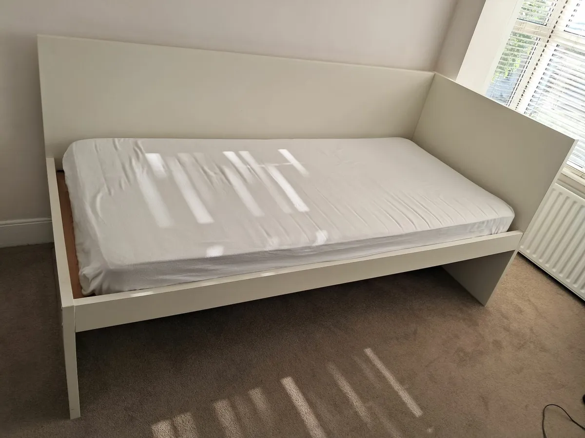 IKEA Single Bed with Desk & Chair - Image 1