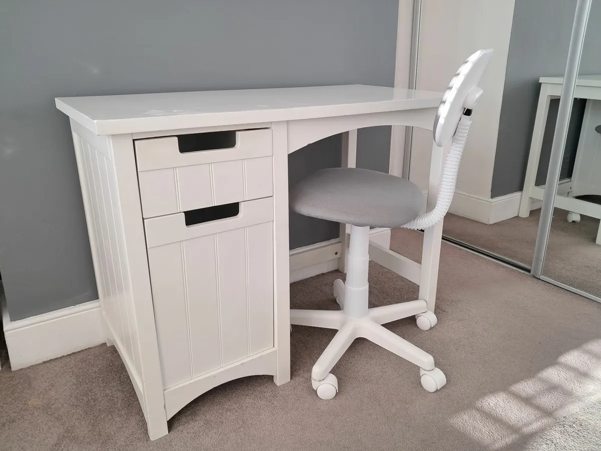IKEA Single Bed with Desk & Chair - Image 3