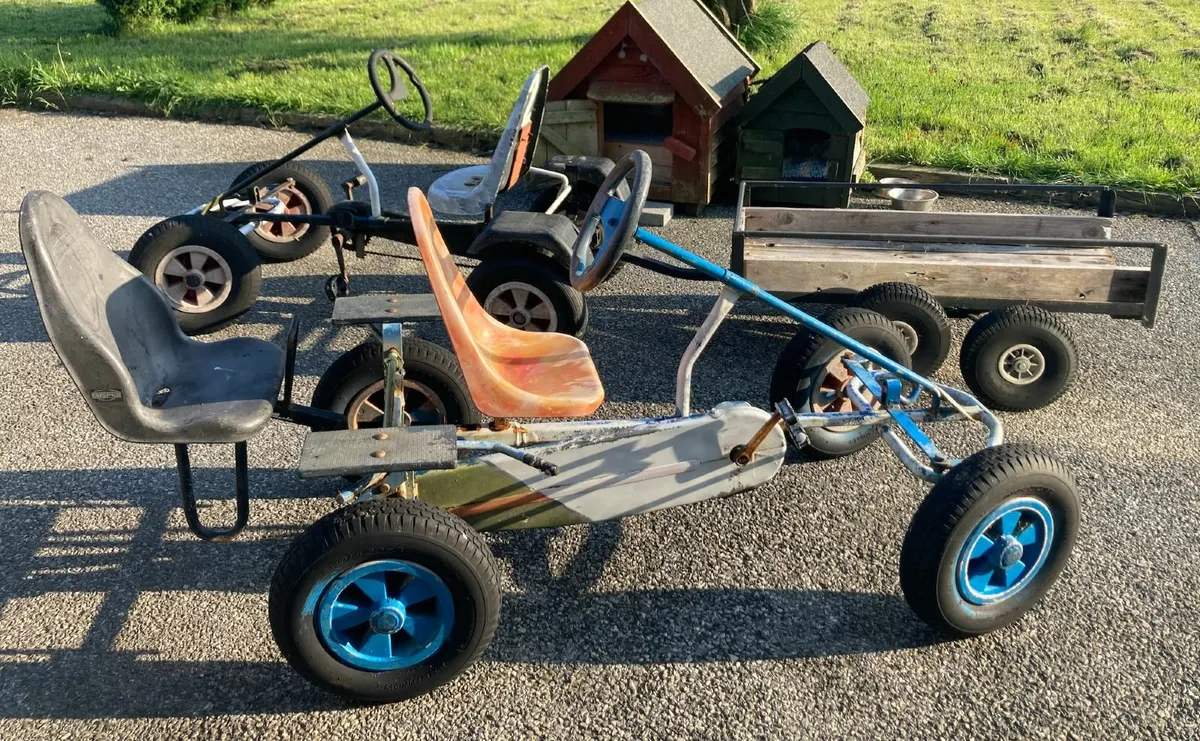 Go Kart x 2 with trailer - Image 1