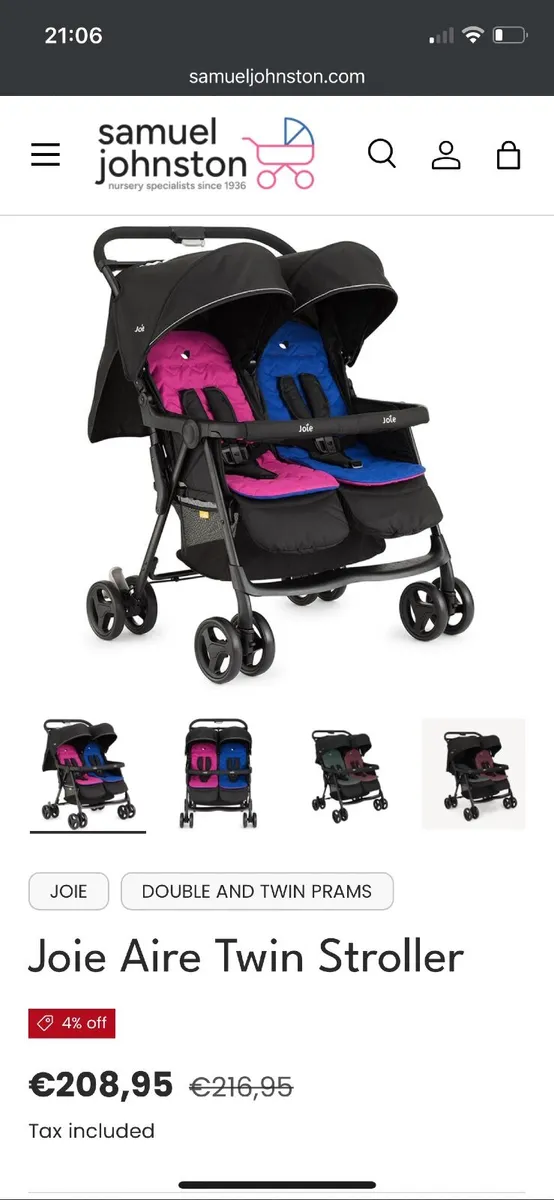 Joie Double Buggy - Image 1