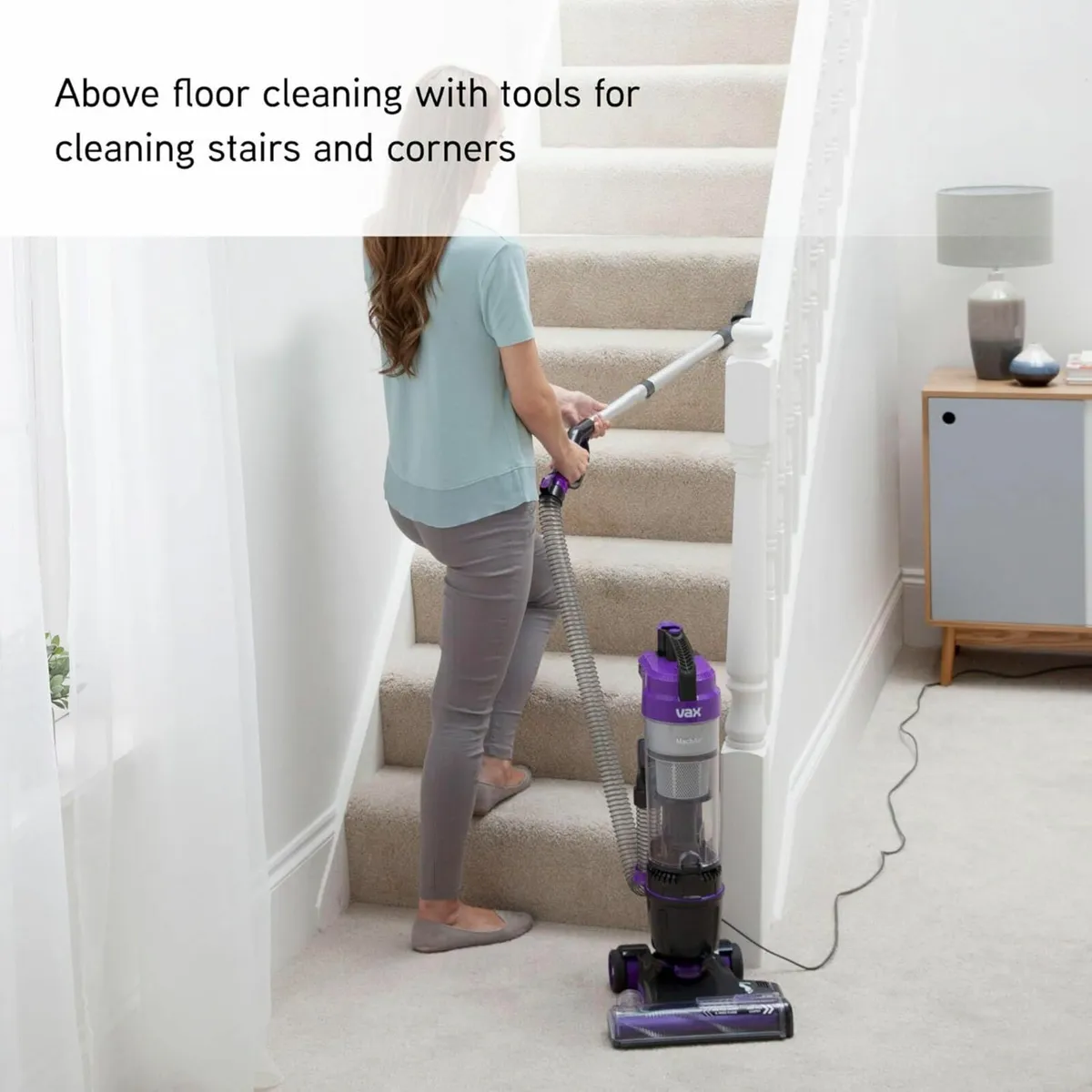 Air Upright Vacuum Cleaner; Multi-cyclonic Purple - Image 3