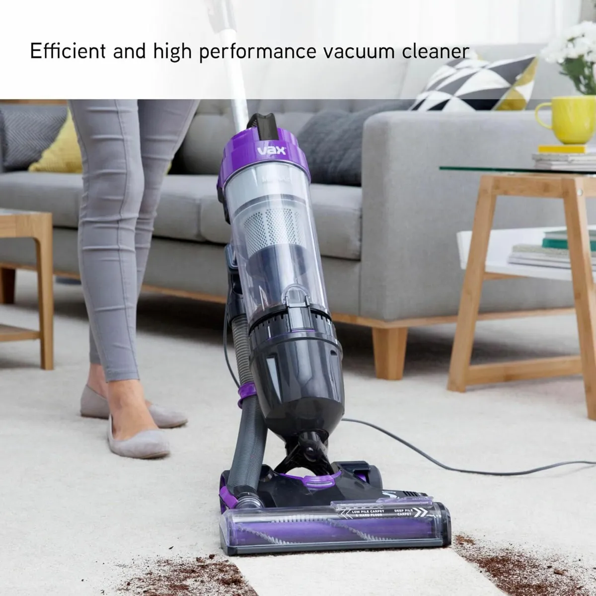 Air Upright Vacuum Cleaner; Multi-cyclonic Purple - Image 4