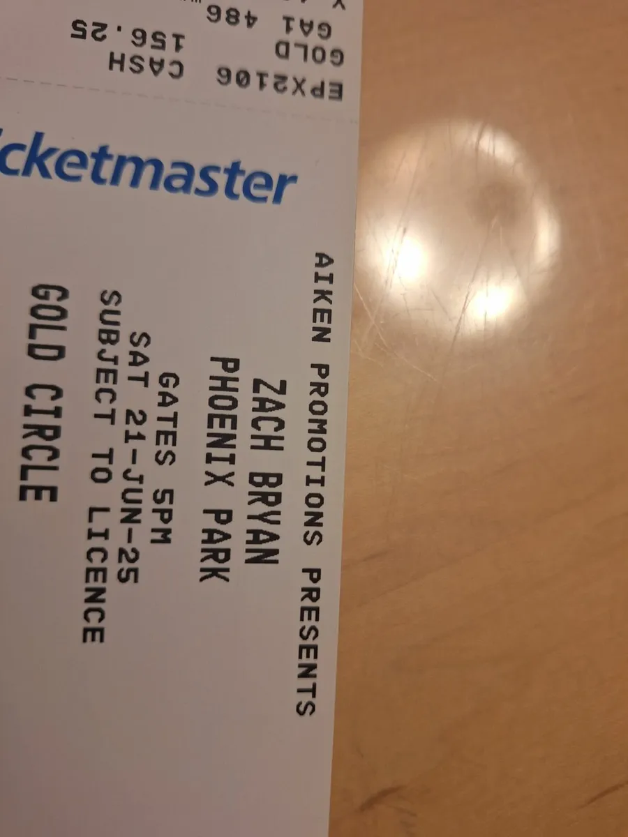 Concert ticket