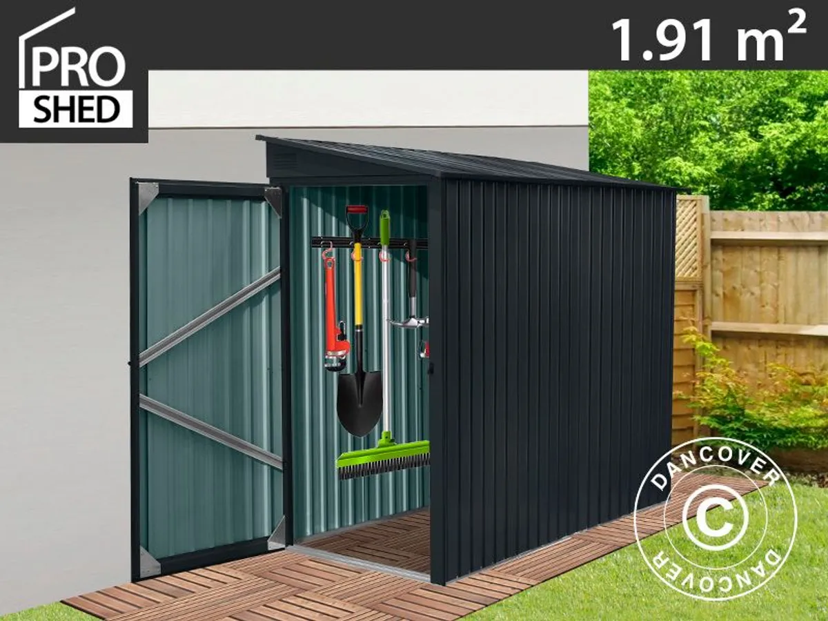 Garden shed - new in box - steel / waterproof - Image 1