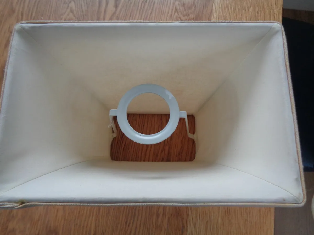 Cream Lampshade for Sale - Image 3