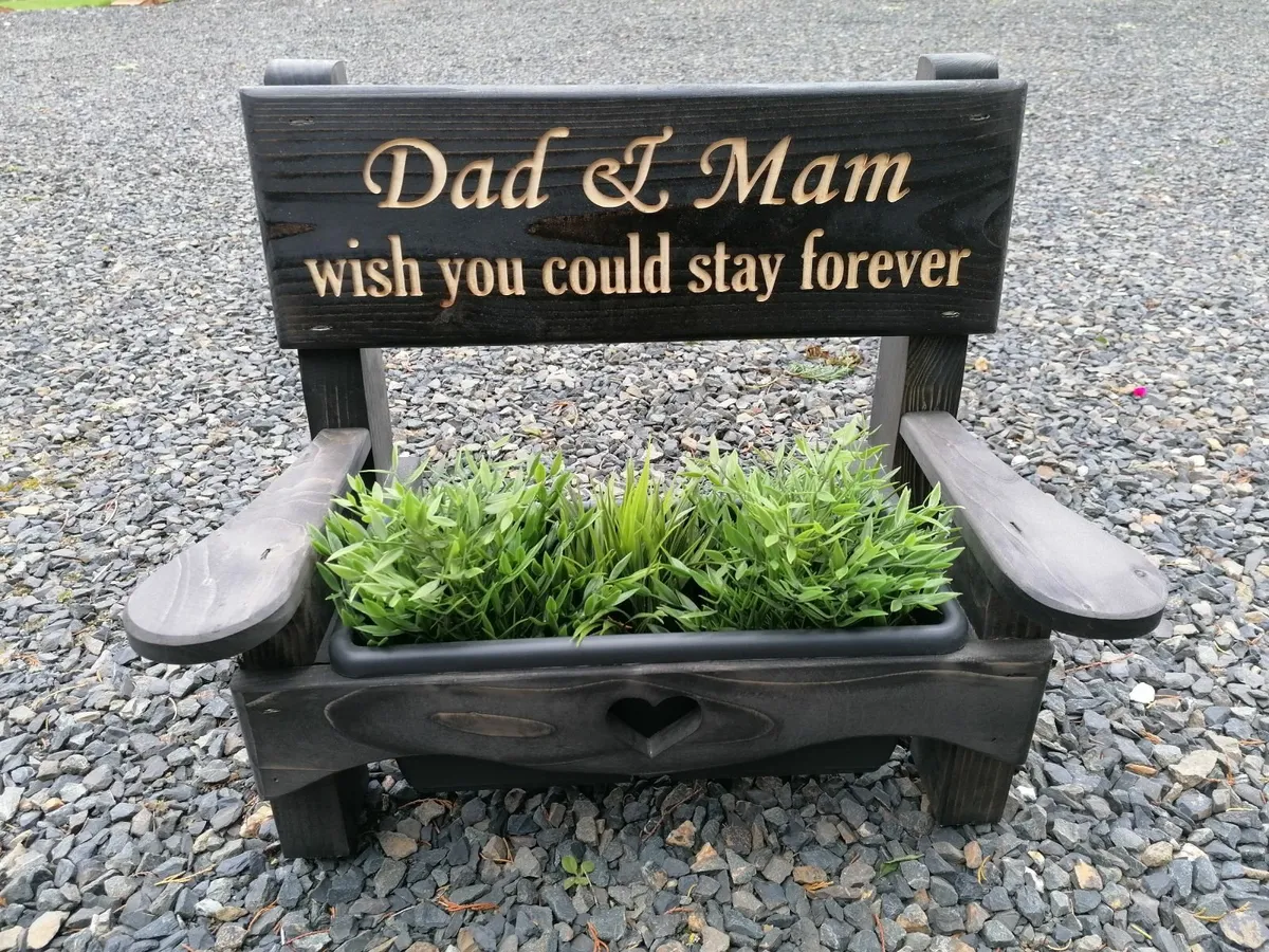 Personalised planter bench - Image 3