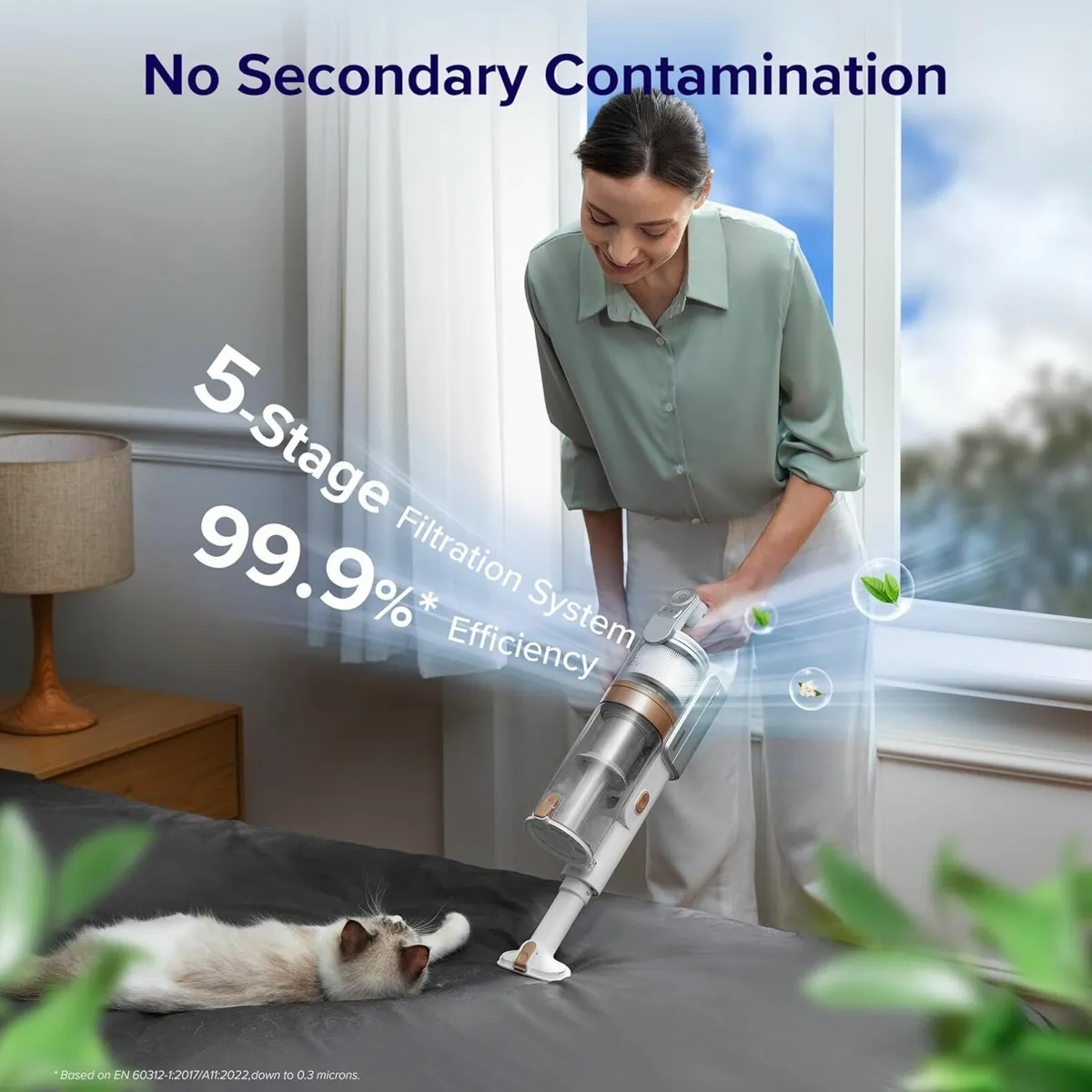 Cordless Vacuum Cleaner Anti Hair Wrap Carpet Hair - Image 3