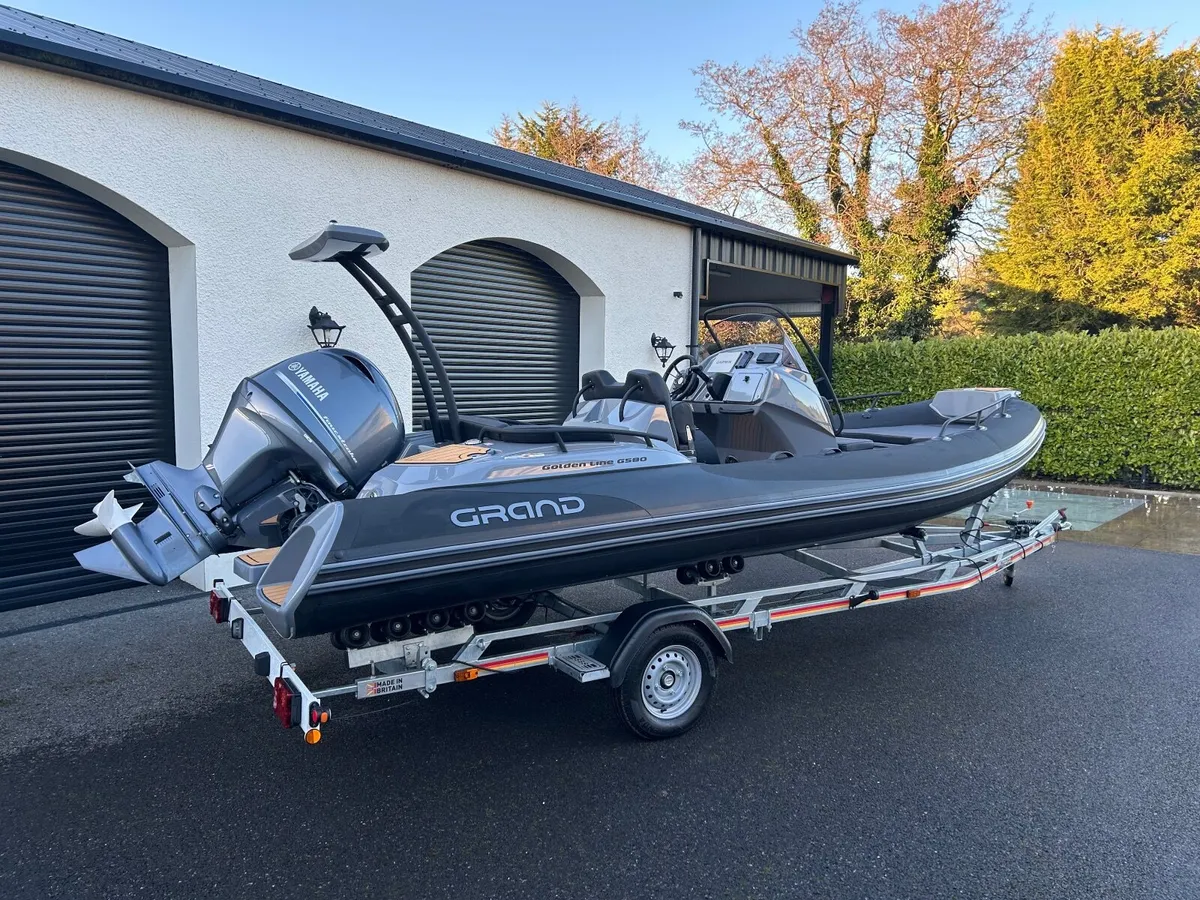 New 2023 Grand Golden Line G580 RIB and trailer - Image 1