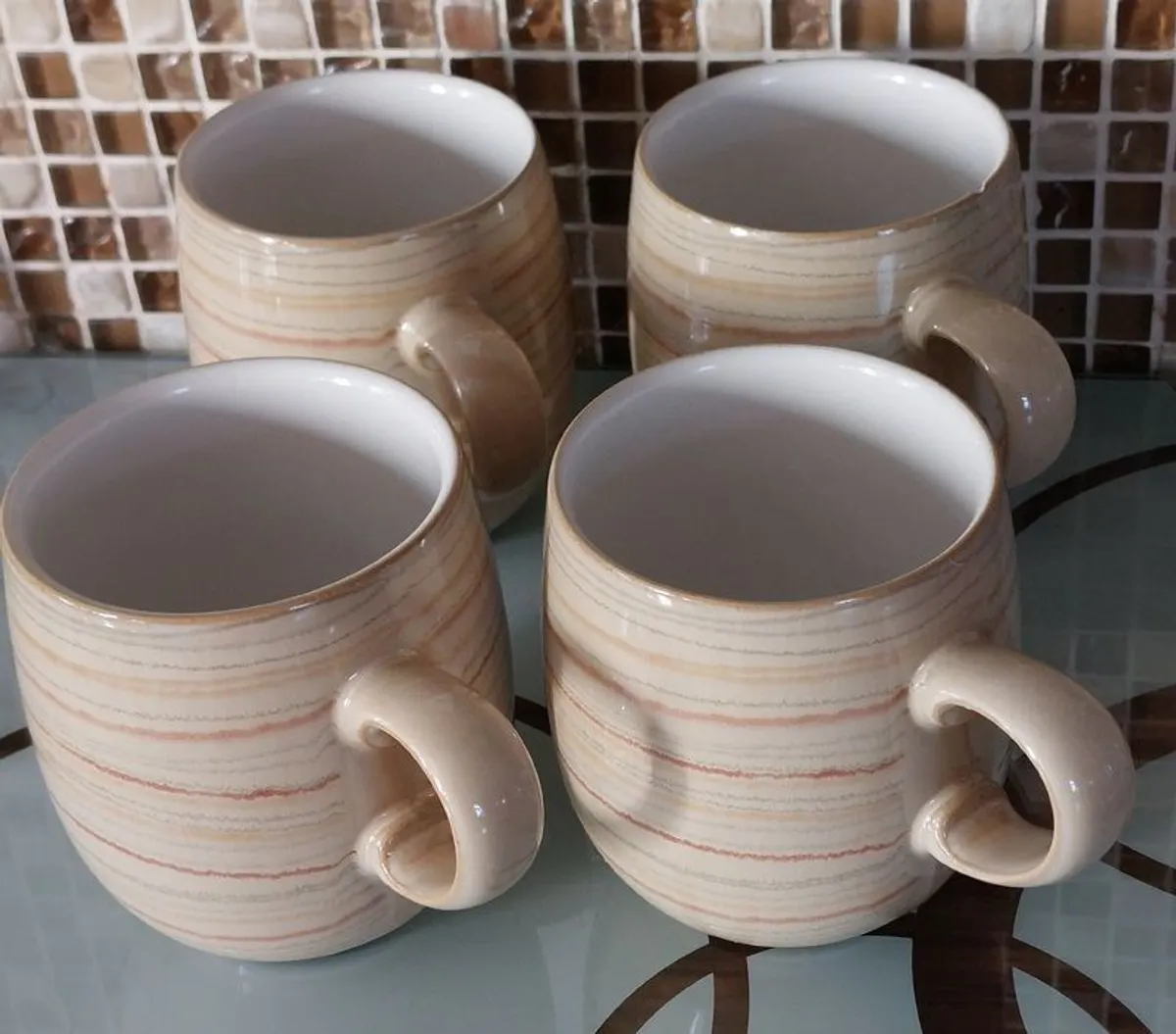 Denby "Langley" Large Mugs x 4 - Image 3