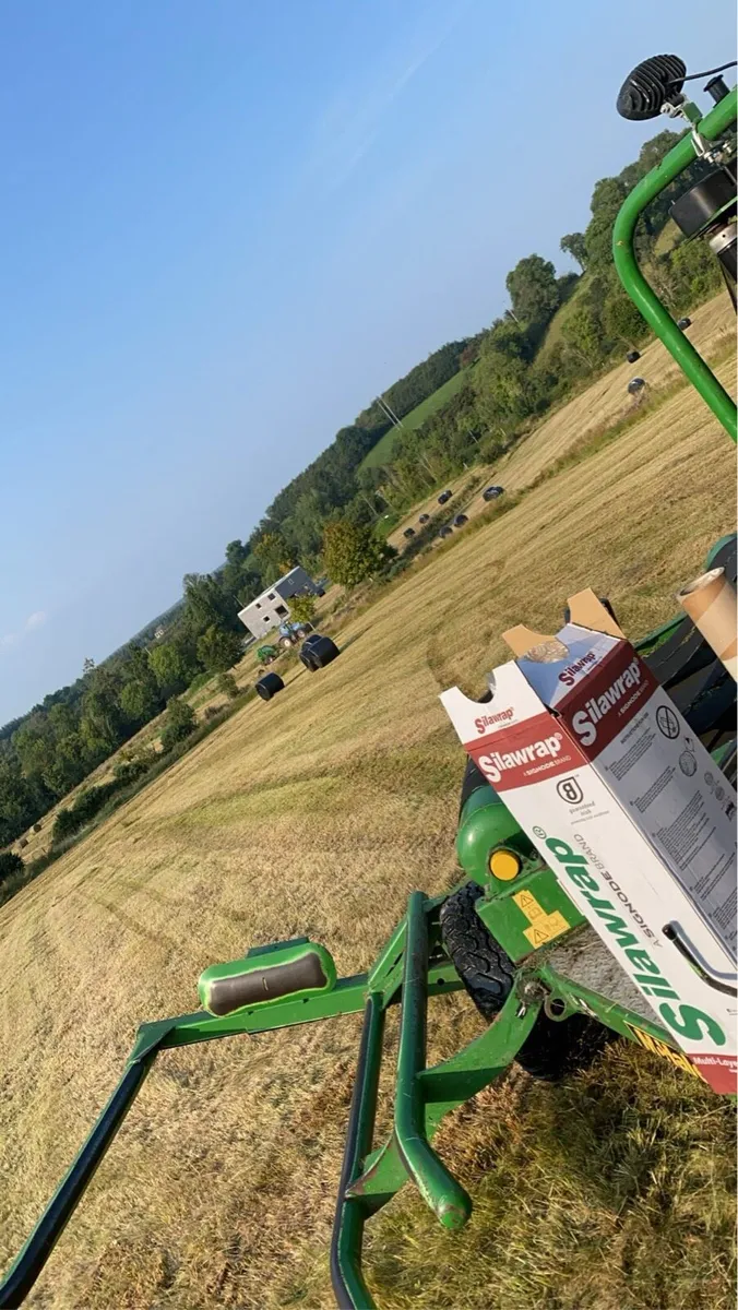 Round bale wrapping for hire - Image 3