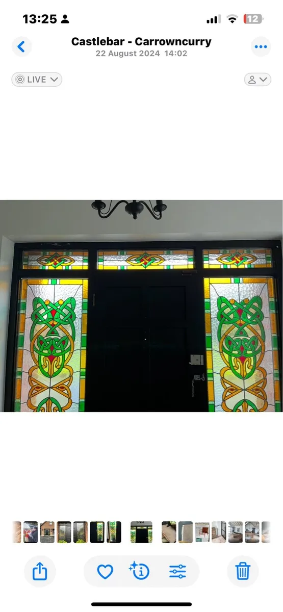 Stained lead glass - Image 1