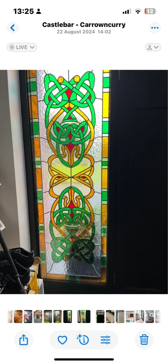 Stained lead glass - Image 2