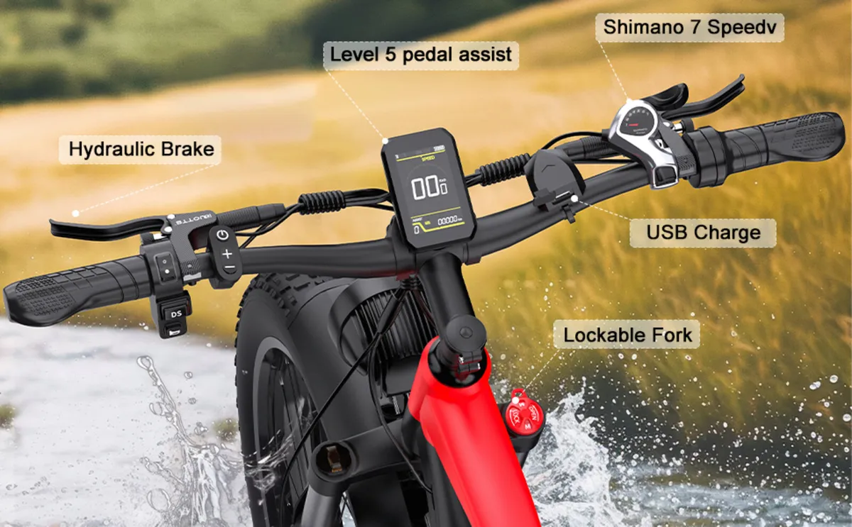 DUOTTS F26 Pro Electric Mountain Bike Dual 750W - Image 3