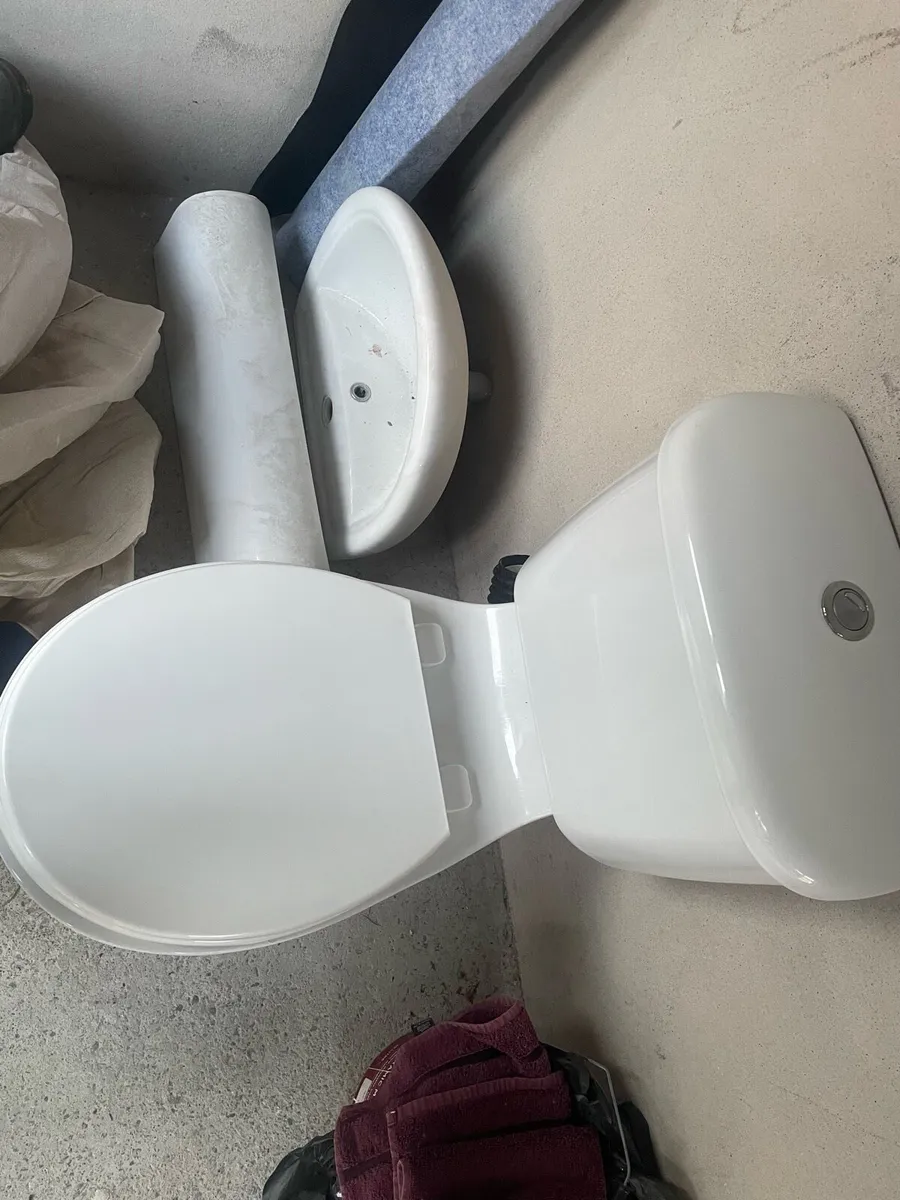 Toilet and sink